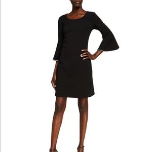 NWT Karl Lagerfeld Pearl Bell Sleeve Sheath Dress